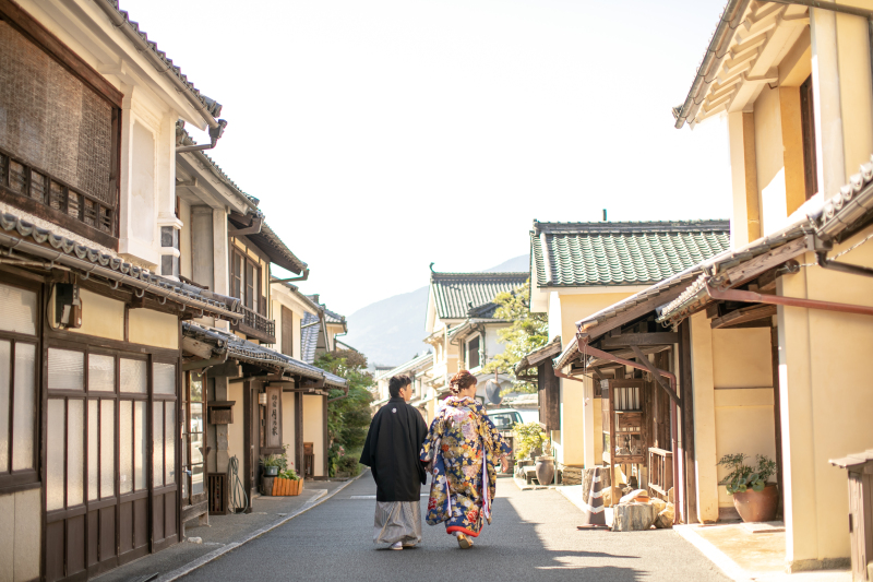 内子の歴史ある町並み