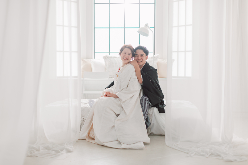 事前の来店無し!撮影当日衣装合わせスタジオプラン(和装1着+全カットデータ付)