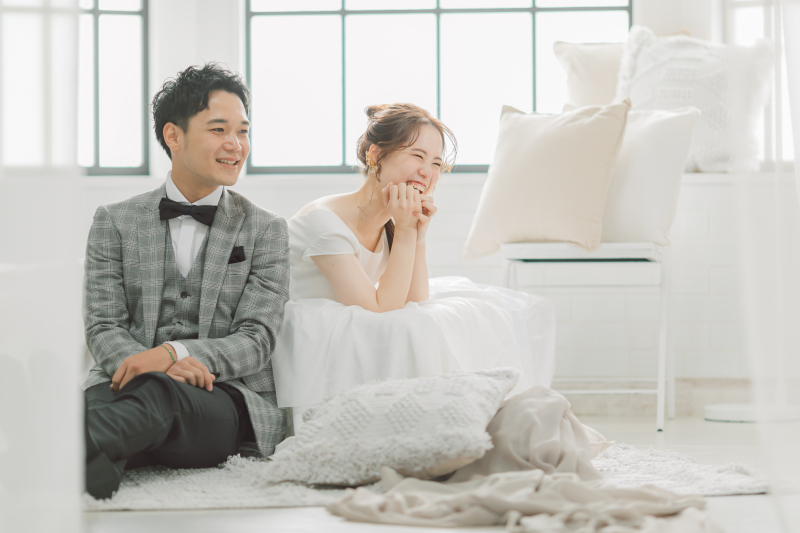 事前の来店無し!撮影当日衣装合わせスタジオプラン(洋装1着+全カットデータ)