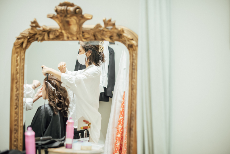 道後温泉周辺ロケーション撮影(全データ込!和装+美容+撮影)