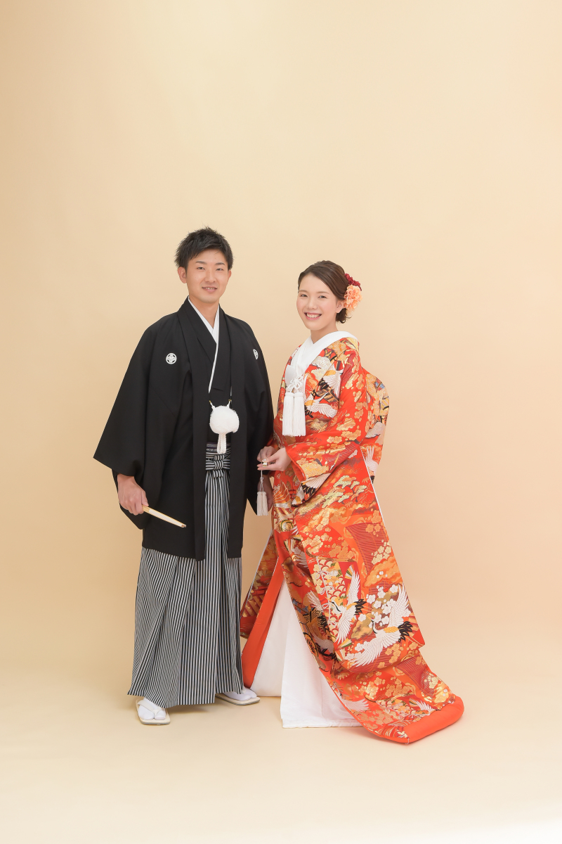 お支度が整って撮影開始です