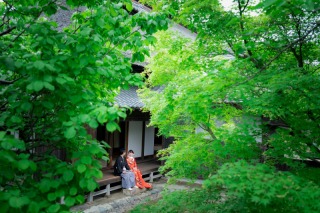 難波田城の古民家で...♪