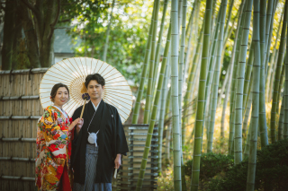 花田苑とスタジオ撮影