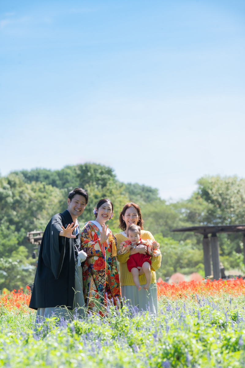 3世帯で仲良く撮影♪