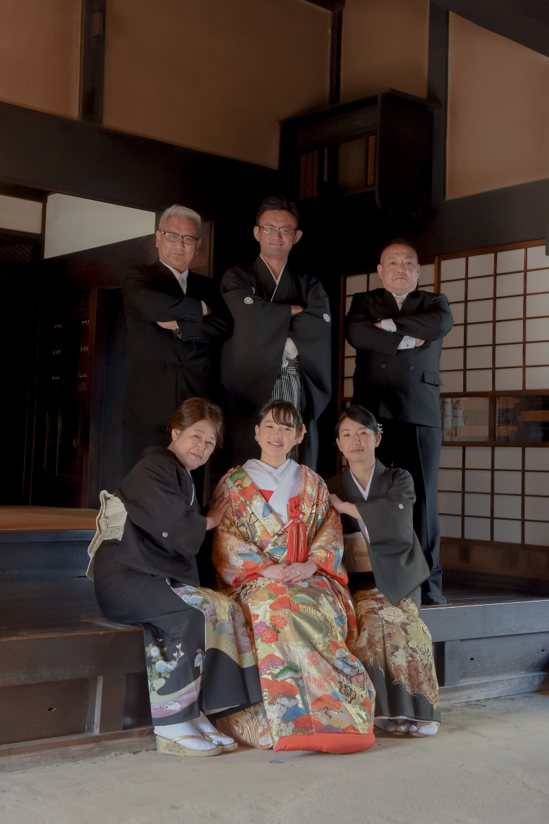 両家でのショット☆