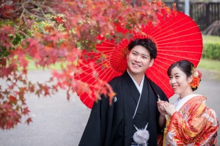 秋の難波田城公園