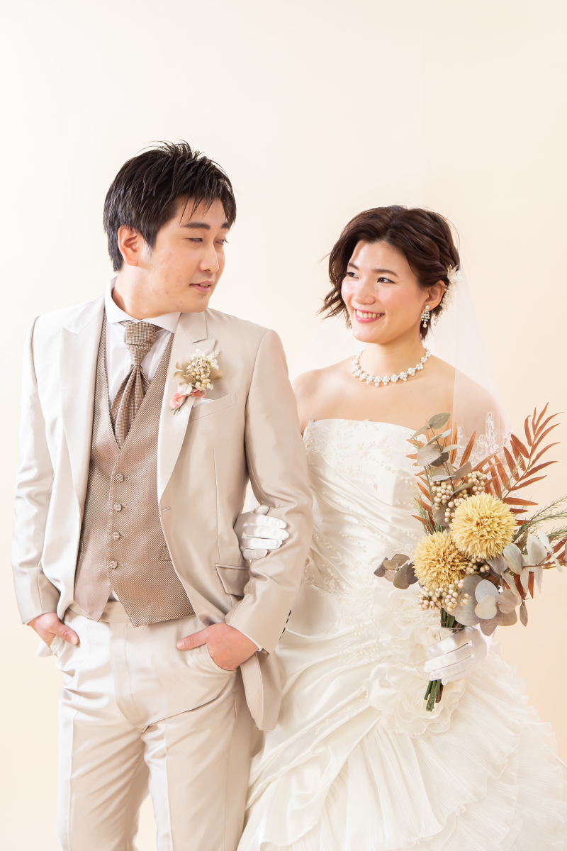 スタジオで洋装撮影！