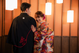 素敵な笑顔のおふたり