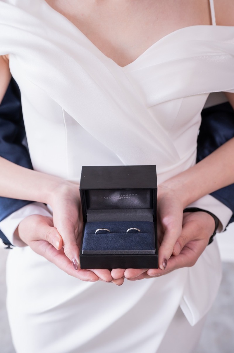 指輪ショットも忘れずに♡