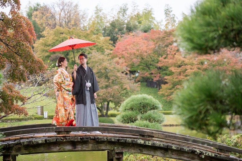 11月紅葉直前シーズンの花田苑