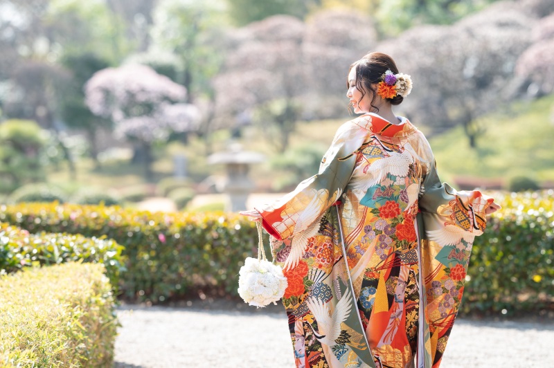 ご新婦様お着物&ヘアセット