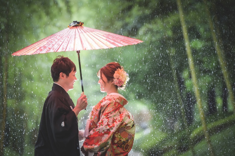 しとしとと降る雨