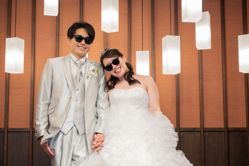 和装の後には、洋装の衣装に!