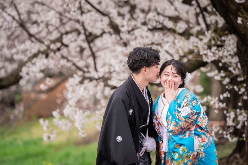 ほっぺに、、、♡