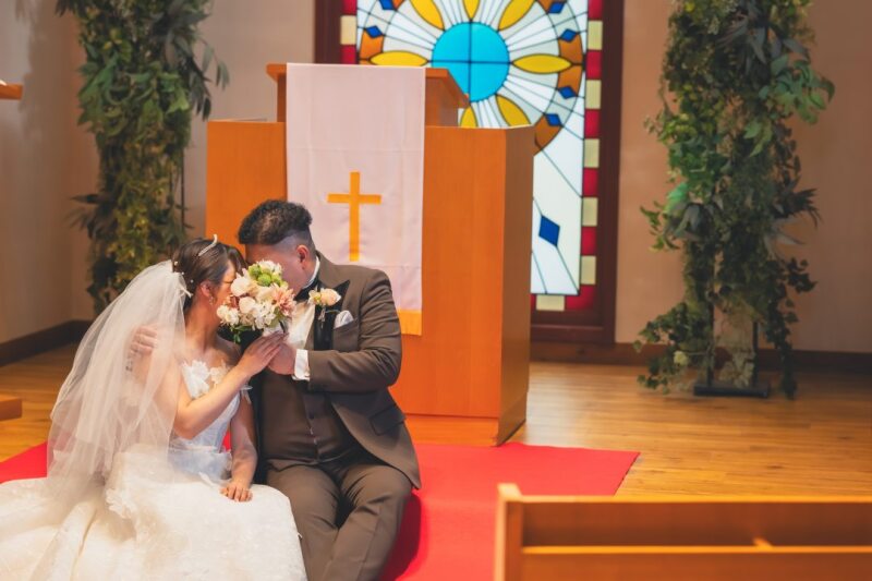 チャペルでの撮影