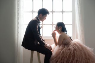 韓国風ドレスでスタジオ撮影♪