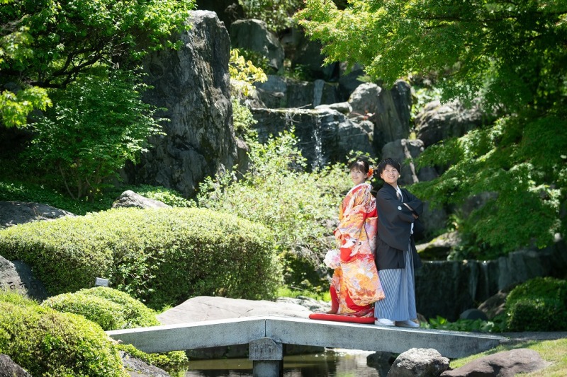 橋の上で、、、