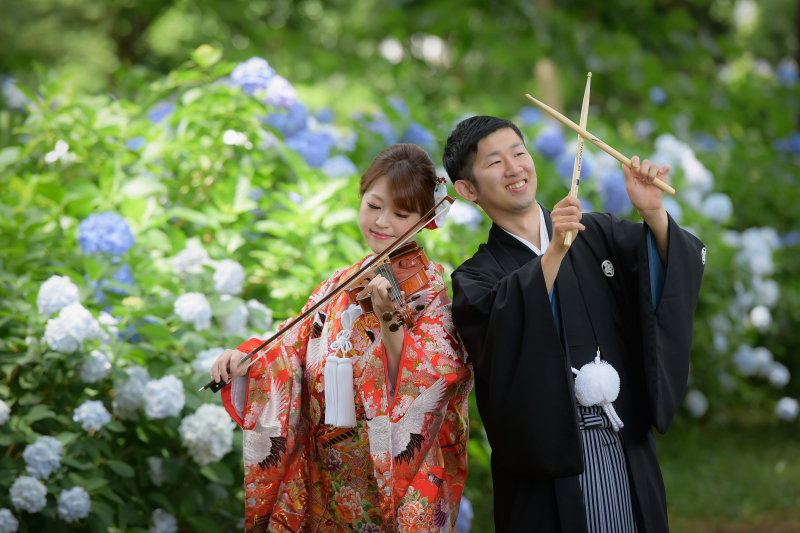 ヴァイオリンとバチのお持ち込みでした！