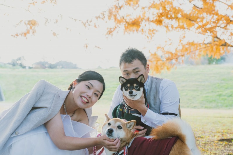 ほっと一息ついた時の家族写真も