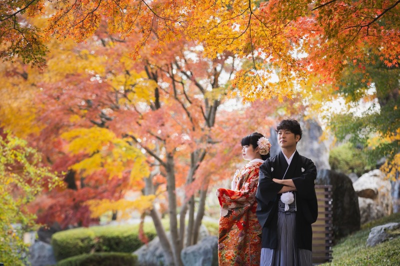 華雅苑　さいたま店_庭園で撮影できる