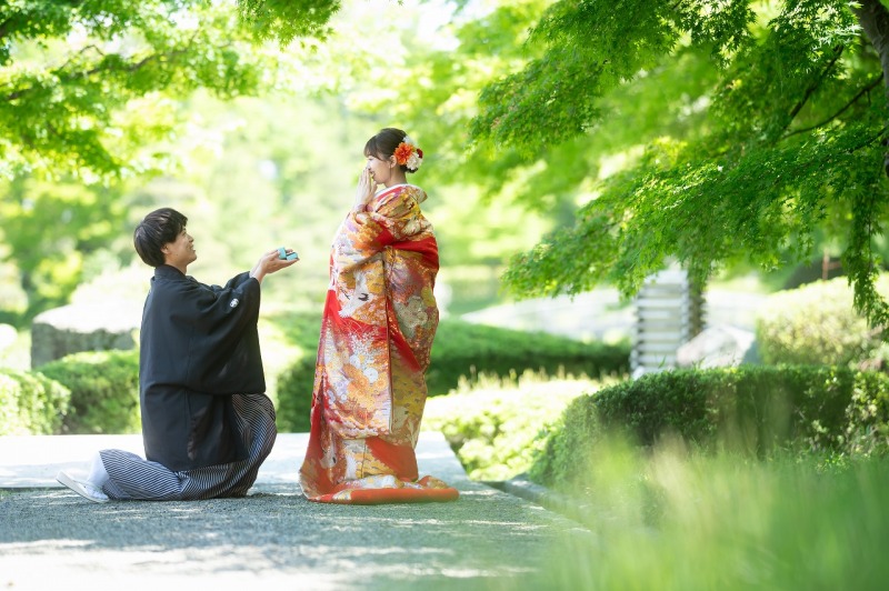 華雅苑 さいたま店_庭園で撮影できる