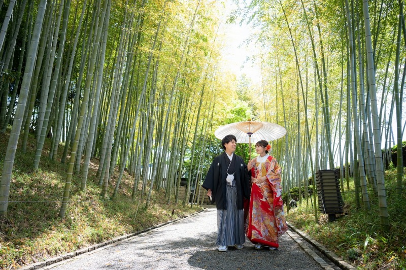 華雅苑　さいたま店_庭園で撮影できる