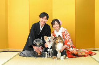 大切な家族ペットとの撮影！♡