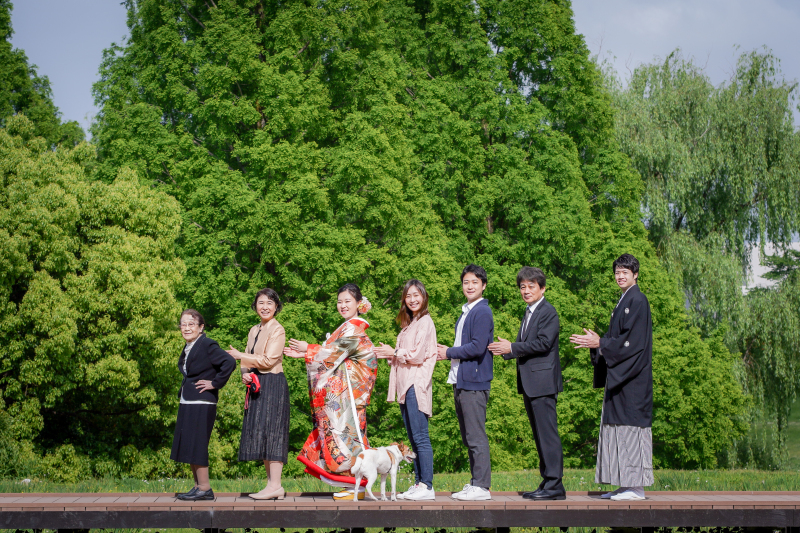 華雅苑 さいたま店_ペットと一緒に撮影できる