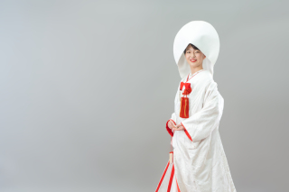 半衿&洋髪綿帽子