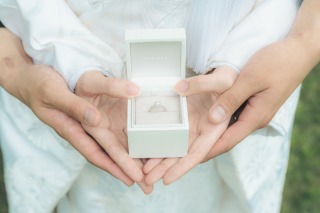 結婚指輪撮影