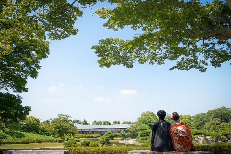 華雅苑 さいたま店_庭園で撮影できる