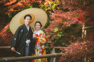 川越喜多院にて紅葉と撮影