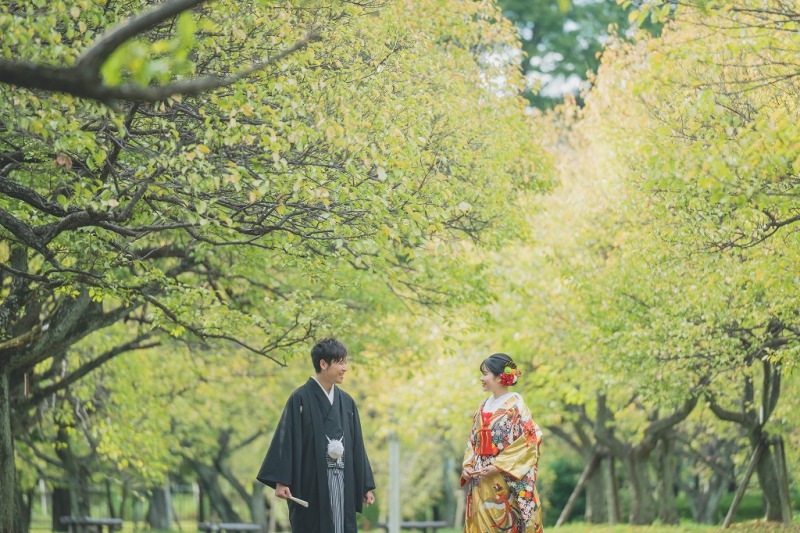【冬割】12/16~2/16撮影限定 ロケ付きスタジオ和装弐点プラン データ120カット付き♡衣装差額無し!