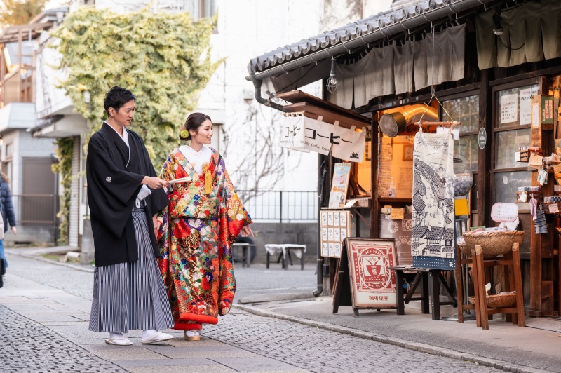 2万円オフ【12/16~2/15】和洋弐点プラン 川越の街並み+スタジオ撮影♪  衣装額無差し!