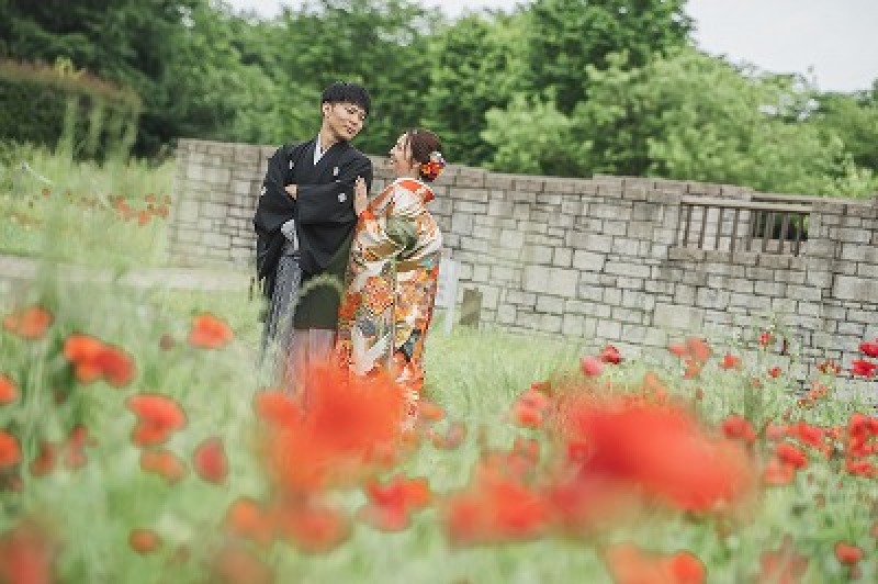 【早割】2.2万円OFF 12/16~2/15撮影 和装壱点プラン 花の丘撮影♪ 衣裳差額無土日祝無料orWBプレゼント
