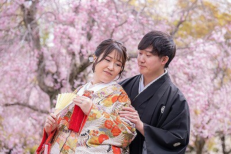 桜シーズン【3/26～4/10土日祝撮影限定】和洋弐点プラン 衣装2着・データ210枚　韓国ドレスも豊富♡