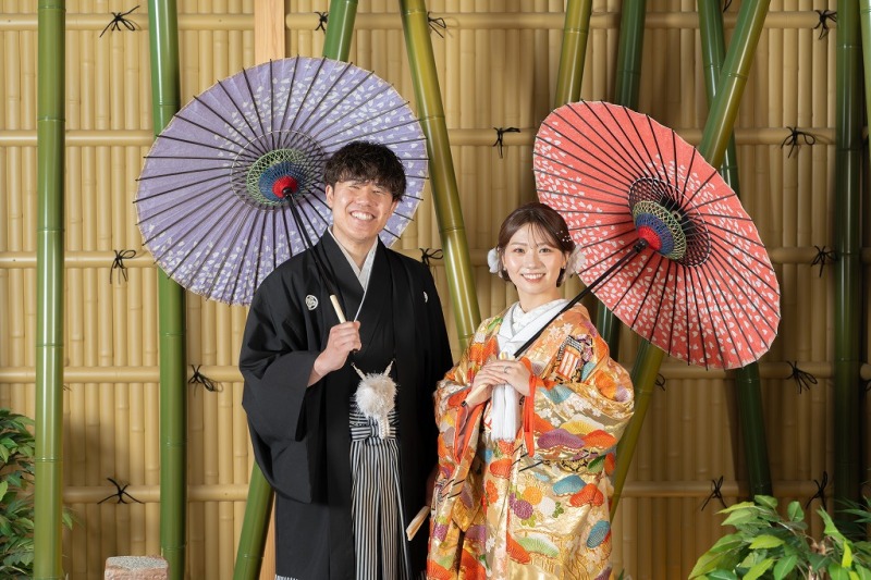 【早割】5千円OFF!! 12/16~2/15撮影 スタジオ和装弐点プラン 土日祝無料orWBプレゼント