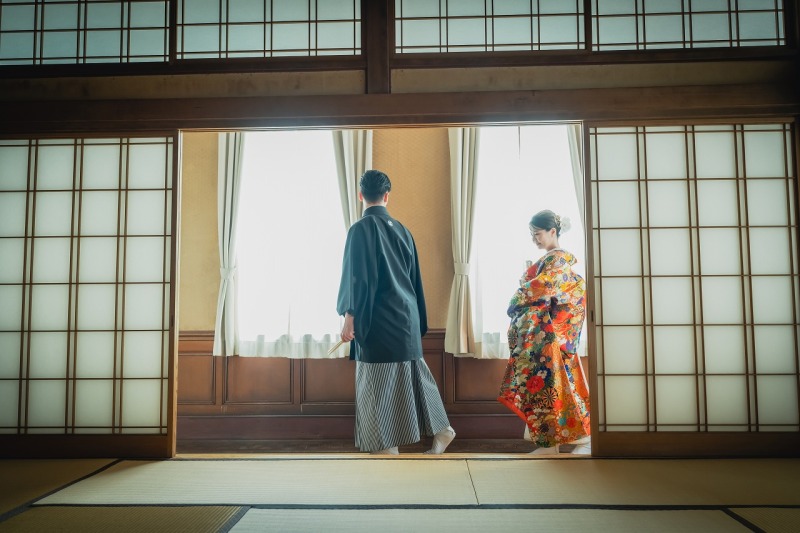 2万円OFF【12/16~2/15撮影】和装壱点プラン 旧石川組製紙西洋館♪ 土日祝無料orWBプレゼント