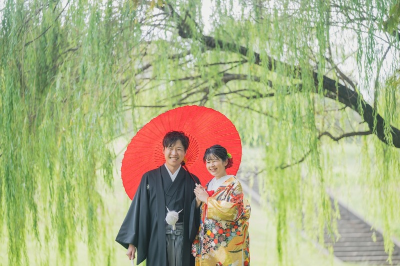 エリアNo.1のコスパ最強ロケ！平日限定3月25日まで★先着20組　和装弐点プラン【大宮第二公園＋難波田城公園】　衣裳差額無し！