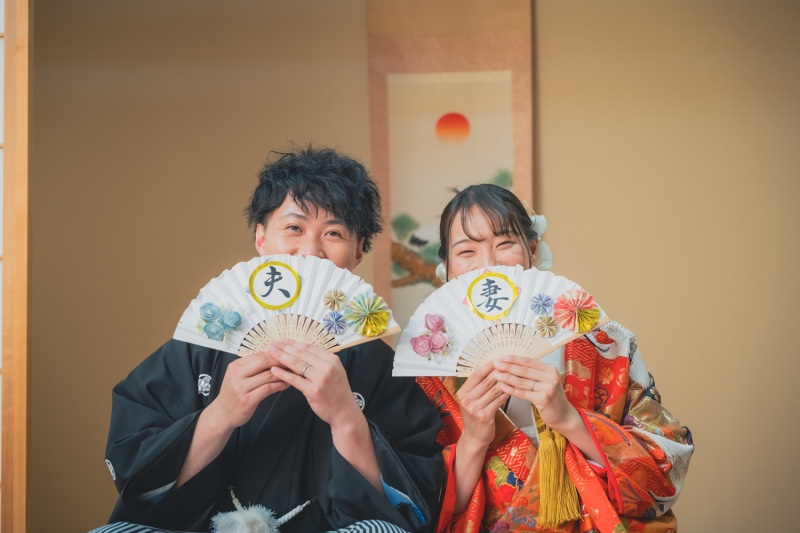 早割!【6/1~8/16撮影】 空調完備!夏でも快適撮影☆ スタジオ和装弐点プラン 衣装差額なし! データ80カット