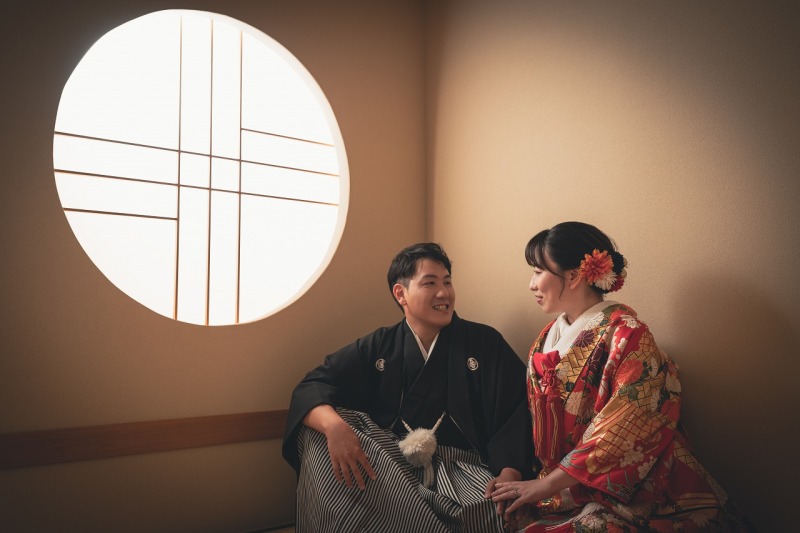 【早割】5千円OFF 12/16~2/15撮影 スタジオ和洋弐点プラン 韓国風ドレスも豊富!土日祝無料orWBプレゼント