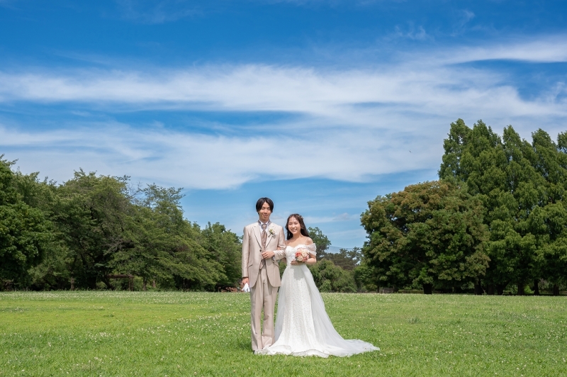 【オープニングムービー撮影付き！】洋装壱点プラン　(ロケーション）　データ130　韓国風ドレスも豊富♪