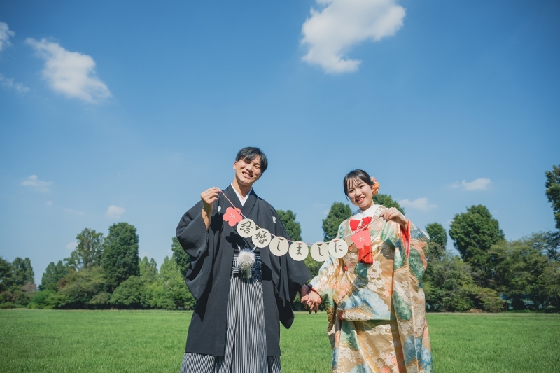 【ロケーション先二カ所撮影！】和装壱点プラン　2.2万円OFF！！　大宮第二公園/市民の森/大宮第二公園から選べる♫　