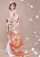 四季草花ぼかしオレンジ