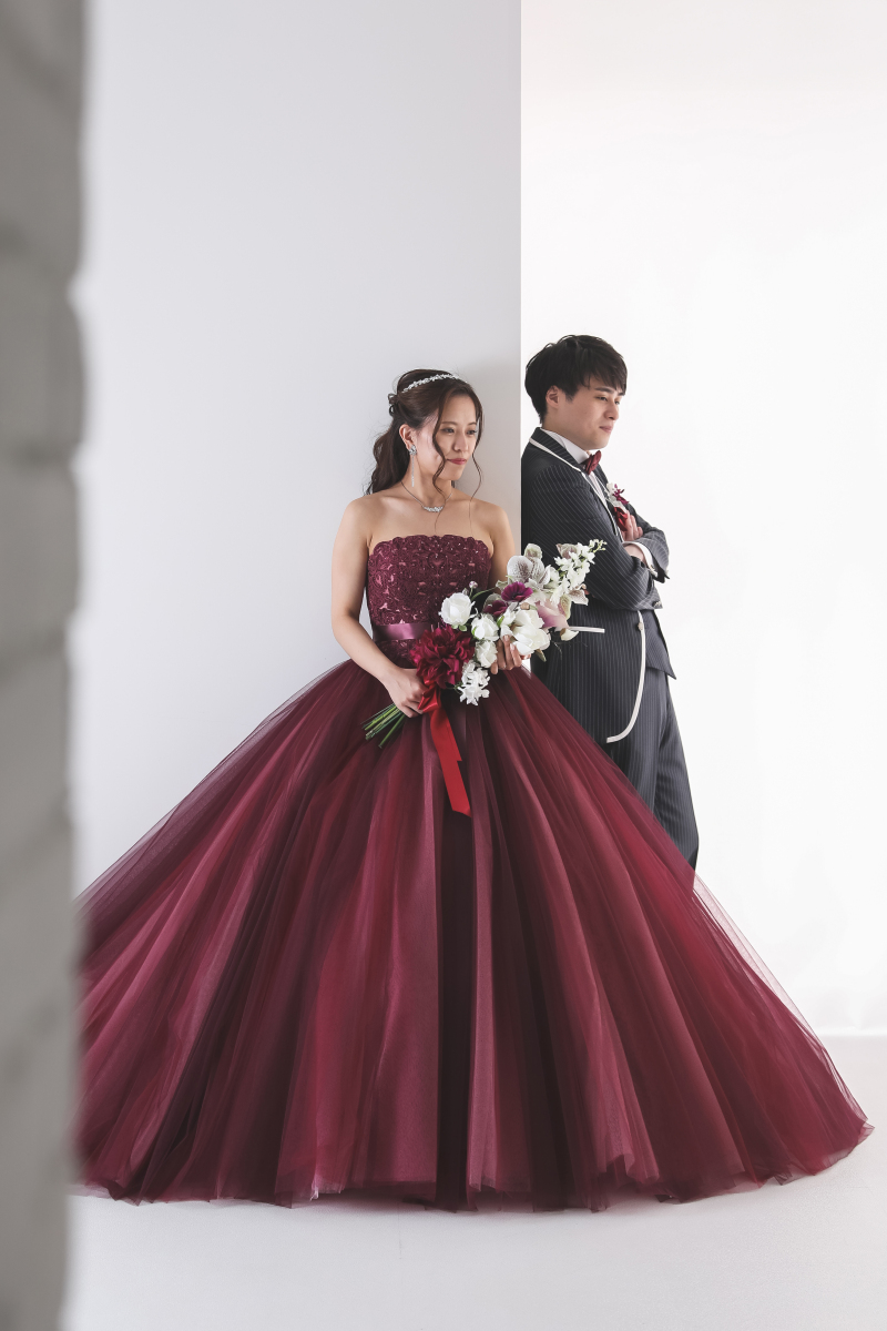 【6月～8月撮影日限定・数限定サマープラン】新婦洋装2着＋新郎洋装１着　60ｶｯﾄﾃﾞｰﾀ