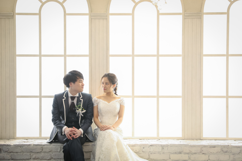 【9月~10月撮影日限定・数限定プラン】新婦洋装1着+新郎洋装1着 30カットデータ