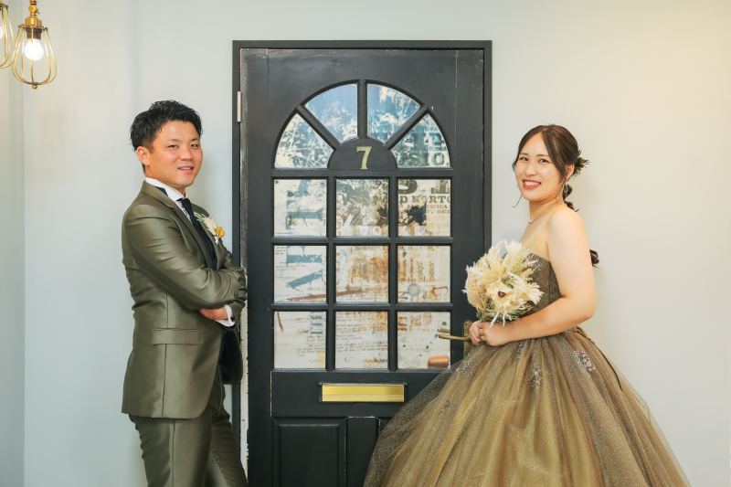 洋装2点(ウエディング・カラードレス)スタジオアルバムプラン