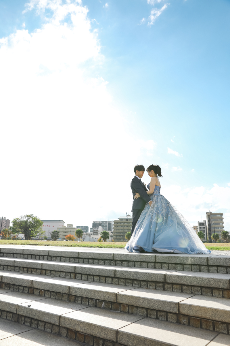 【8月~9月限定】新郎和洋2点+新婦和洋2点|ロケーション|データ、美容、衣装、小物付き