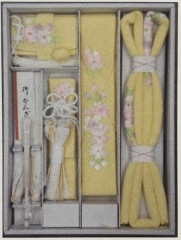 ベージュ筥迫セット