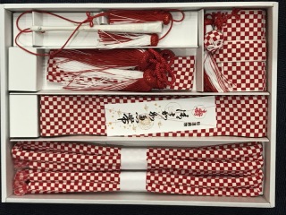 市松柄筥迫セット